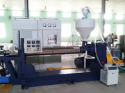 PP、HDPE繩網(wǎng)單絲機組